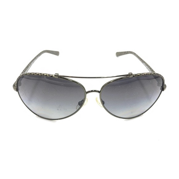 Tory Burch TY6021Q 398/T3 Aviator Snake Black Silver Sunglasses Frames 62-12 130 - Picture 2 of 12